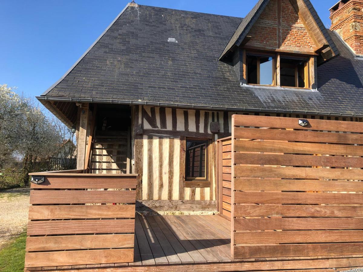 L'Atypique Au Pays De Honfleur Villa Genneville Bagian luar foto